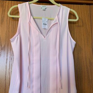 J Crew Delicate Pink Sleeveless Blouse Sz. S